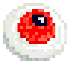目玉　ドット絵